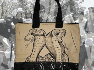 Bolso Dril Correas Beige Cobras