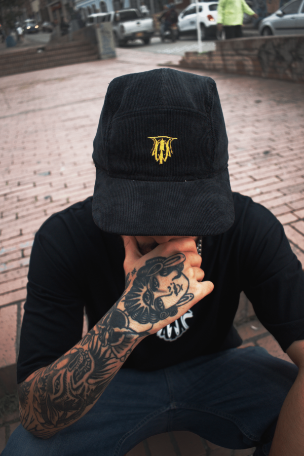 Gorra Pana Negro Logo